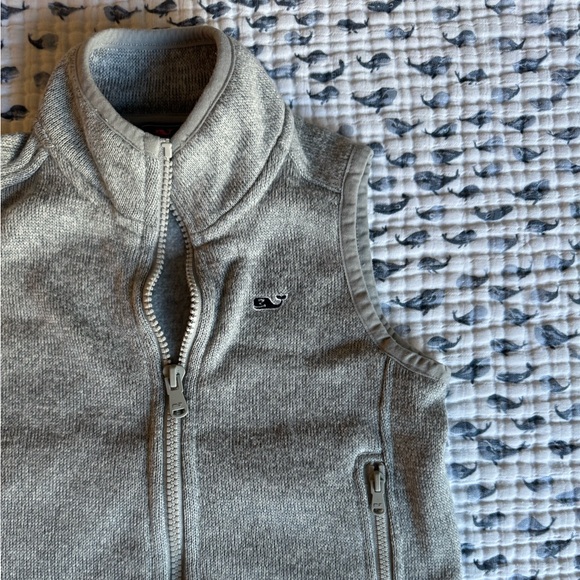 Vineyard Vines Toddler Harbor Fleece Full-Zip Vest - Picture 3 of 5